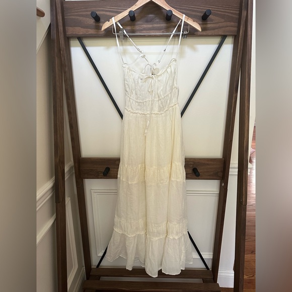 NWT Free People Taking Sides maxi ivory - Picture 5 of 7